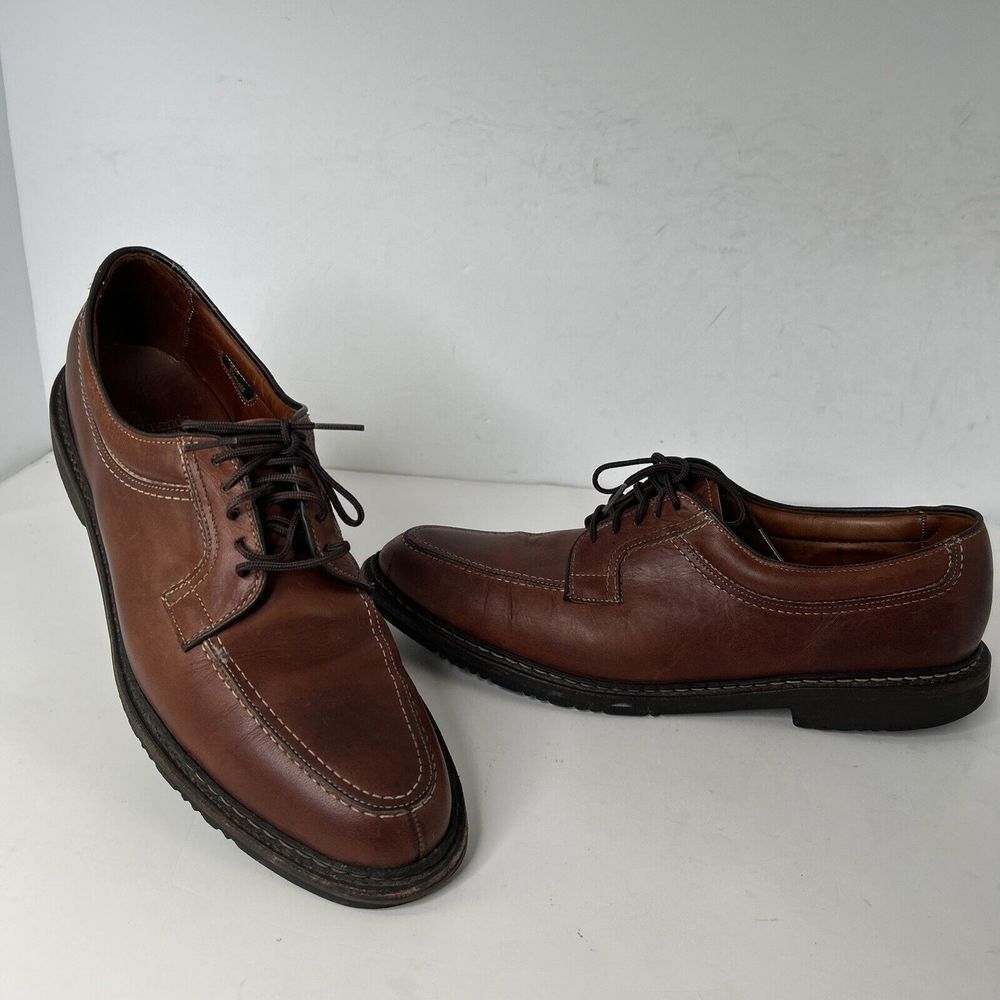 Allen Edmonds WILBERT  Sz 12  Chilli‎ Men's Lace Up Leather Shoes Lug Sole 1951